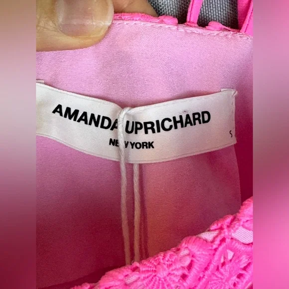 Amanda Uprichard Kellyann Empire Lace Mini Dress- Sz Small - Picture 6 of 9